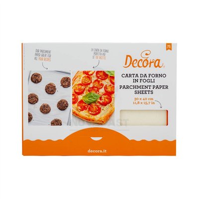 Feuilles de cuisson antiadhésives 40x30 cm - Lot de 25
