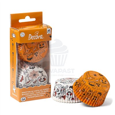 Capsules Halloween 50x32 mm - Paquet de 36 unités