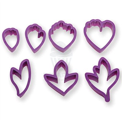 Kit de 7 Découpeurs Fleur Pivoine pour Décoration