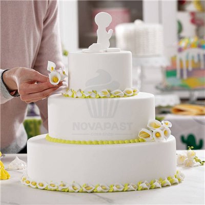 Kit 5 Découpeurs Fleur de Lys pour Décoration Pâtisserie