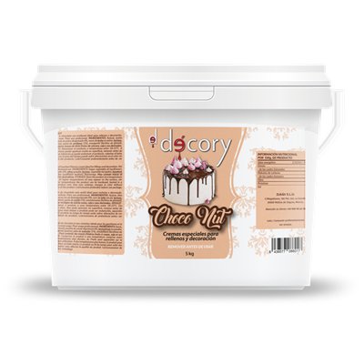 "Deliciosa Crema de Relleno y Decoración Choconut Negro - Cubo 5Kgs"