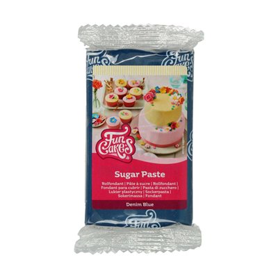 Fondant FunCakes Bleu Vaquero - 250g de Créativité