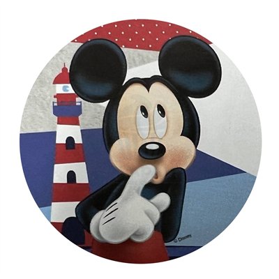 Oblea "Mickey" 21cm: Decore suas tortas com magia!