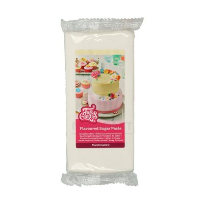 Fondant Branco FunCakes Sabor Nuvem - 1kg Perfeito!
