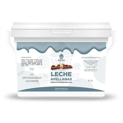 Délice onctueux : Crème Lait & Noisettes Novakind 5kg