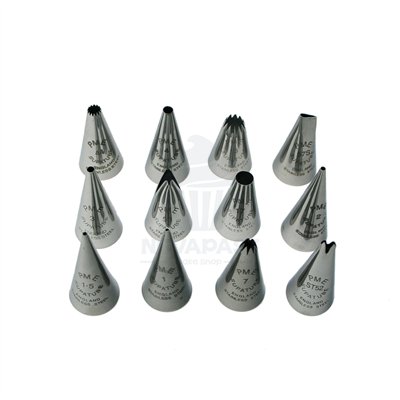 PME Set 12 Steel Nozzles: Professional Decoration