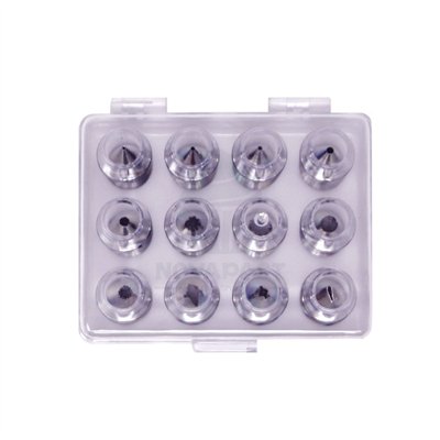 PME Set 12 Steel Nozzles: Professional Decoration