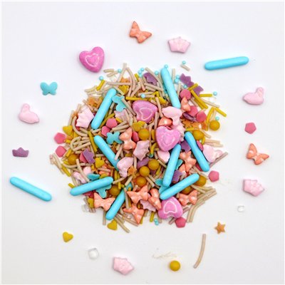 Mélange de Sprinkles Princesse PME - 60g de Magie Douce