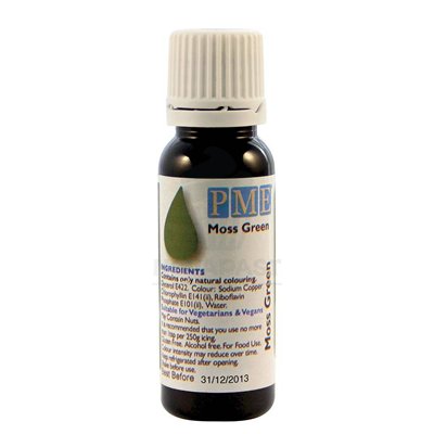 PME Natural Moss Green Food Coloring 25g: Bring Your Desserts to Life