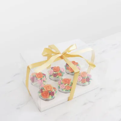 "Pack PME Crystal para 6 Cupcakes: Presenta tus Dulces con Estilo (UND)"