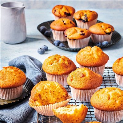 Deliciosos muffins fáciles con FunCakes, bolsa de 1 kg.