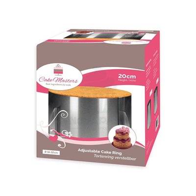 Moule Rond Ajustable 20 cm - Cake-Masters