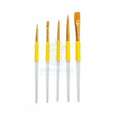 Pinceaux PME : Set de 5 pour pâtisserie créative