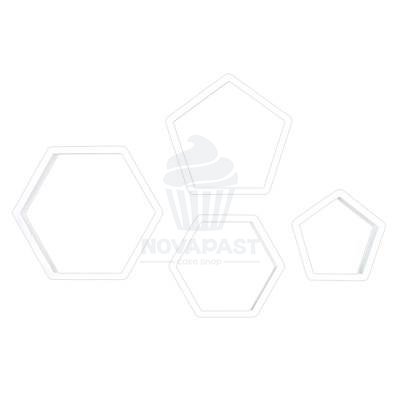 Cortadores PME Bola de Futebol - Conjunto com 4 Peças