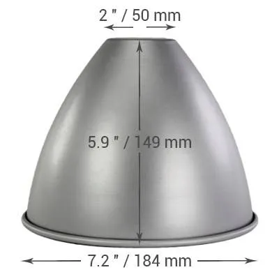 90 mm x 25 mm Set de 10 moldes con forma de cono 