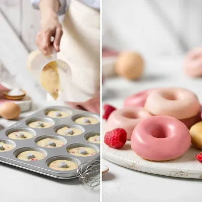 "Decora: Molde para 12 Donuts de 7cm - Ideal para Repostería Casera"