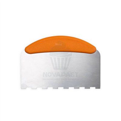 Rasqueta Dentada Inox com Cabo 23x11 cm - Decoração Perfeita