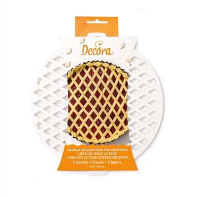 Découpe parfaite : Grille à losanges pour tartes