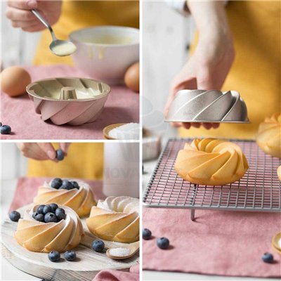 "Mini Molde Alice de Aluminio Fundido 10x5 cms - Decora tus Pasteles"