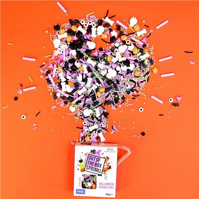 Mistura de Sprinkles Halloween PME - Caixa 60g