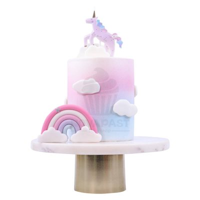 Décoration de gâteau : Vela Unicornio PME magique