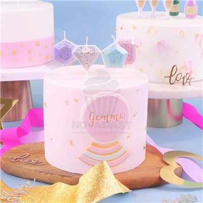 Velas Decorativas PME: Elegância em Pedras Preciosas