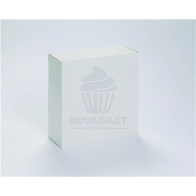 Caixa Branca para Pastas 18x18x5cm - Elegância e Praticidade