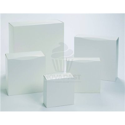 Caixa Branca para Pastas 18x18x5cm - Elegância e Praticidade