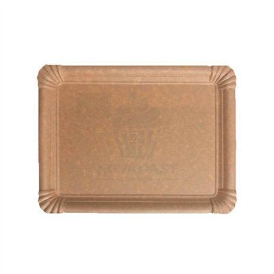 Bandejas Kraft Snack Nº6 - 100 Unidades Econômicas