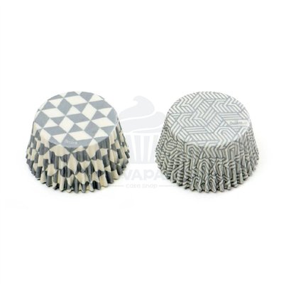 DECORA Set of 36 Paper Capsules with Geometric Shapes