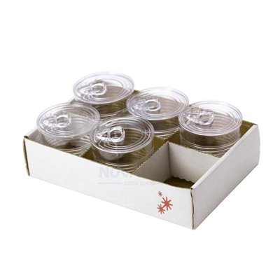 Set de 6 boîtes transparentes 110ml pour desserts