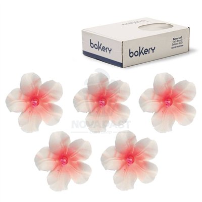 White Pink Azaleas 4cm: Elegance on Your Cake