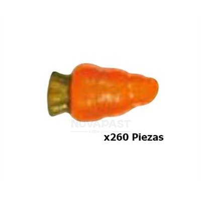 "Mini Zanahorias de Chocolate para Pastel de Zanahoria (260 Und)"