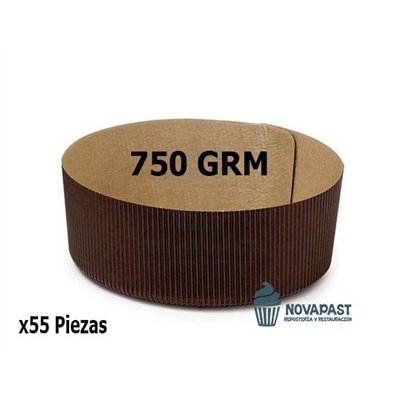 Moules en papier 18x6 cm - Set de 55 pour pâtisserie