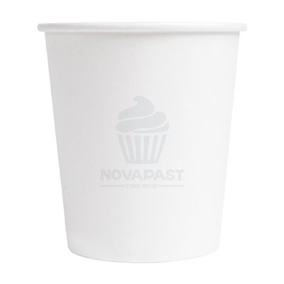 Vaso Café Branco 120ml - Pacote com 50 Unidades