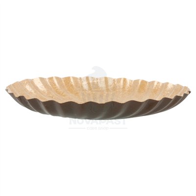 Mini Fluted Dish 8 cm Brown/Ivory (200 units)