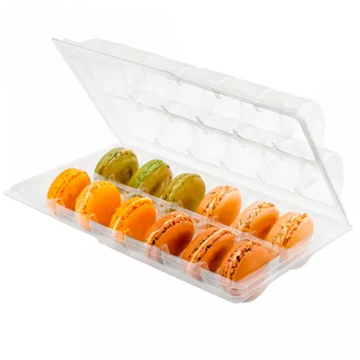 "Blíster Transparente para 12 Macarons de 13,5x23x5 cm - Unidad"