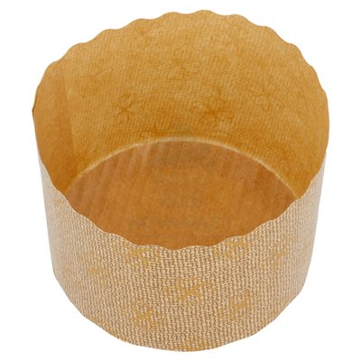 Mini Moldes para Panettone 70x50mm - Pacote com 100 Unidades