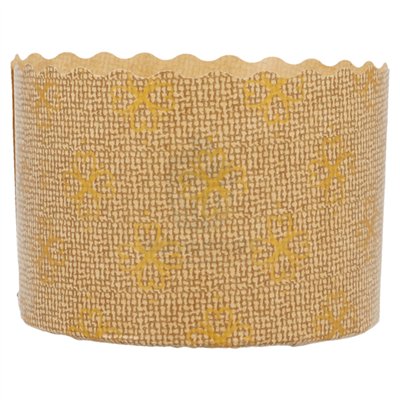 Mini Moldes para Panettone 70x50mm - Pacote com 100 Unidades