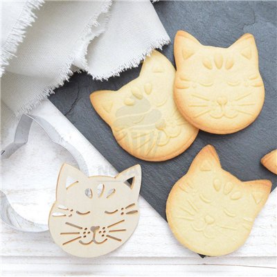 Create unique cookies with ScrapCooking Cat Cutter