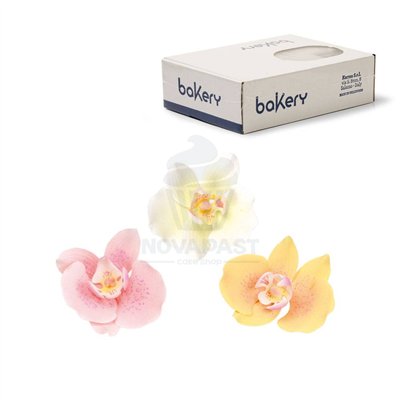 DECORA Set of 6 Sugar Orchids: Assorted Colors