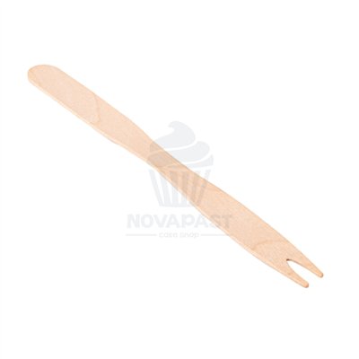 Tenedores para Fruta 14cm Natural - Pacote com 100 Unidades