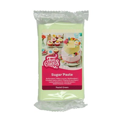 Fondant Funcakes Pastel Green 250g - Ideal for Decorating