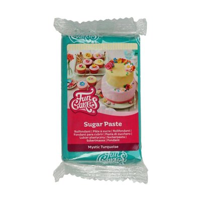Mystic Turquoise Funcakes Fondant - 250g of Creativity