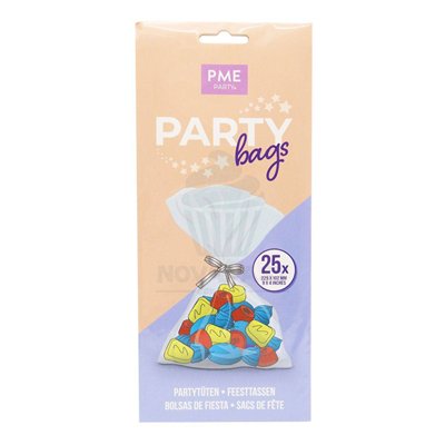 PME Set of 25 Party Bags - Perfect for Gifts