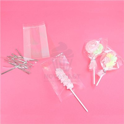 PME Set de 25 Bolsas para Piruletas 15,2x9,5 cm