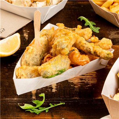 Barquillas Triangulaires Carton 14,5x19x3,5 cm - 100 pcs