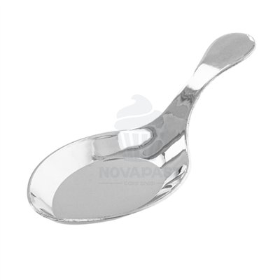 Colheres Degustação Prata 10x4,2cm - Elegância e Estilo