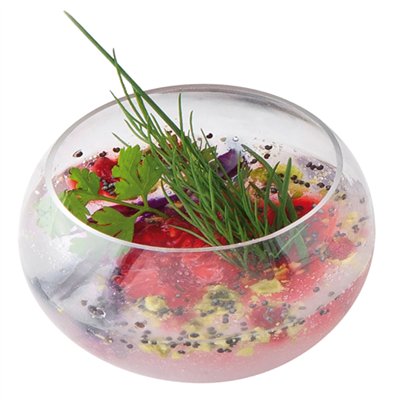 Set de 5 verres sphériques 75 ml pour desserts élégants