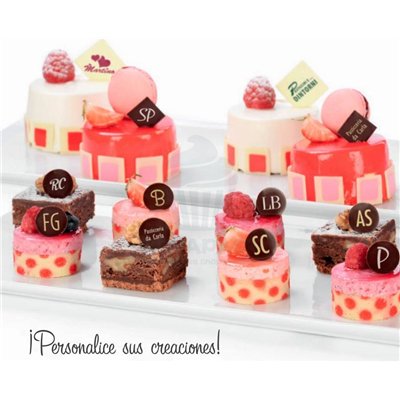 Plaqueta de Chocolate Quadrada Personalizada